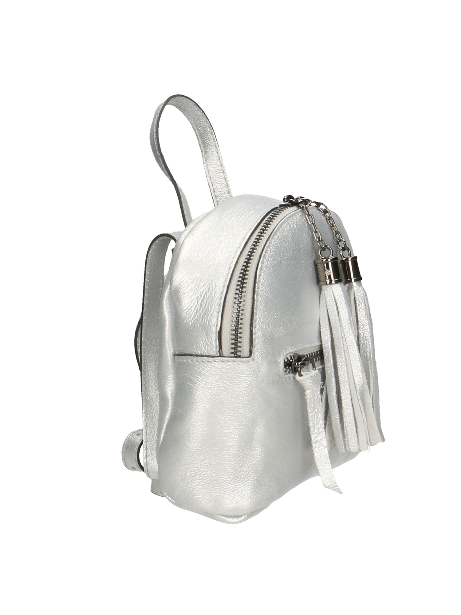 Morgana 188132-ARGENTO SILVER Zaino da donna in vera pelle Gave Lux