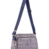 Borsa a tracolla da donna Ecopelle BC1438-BLU B Cavalli
