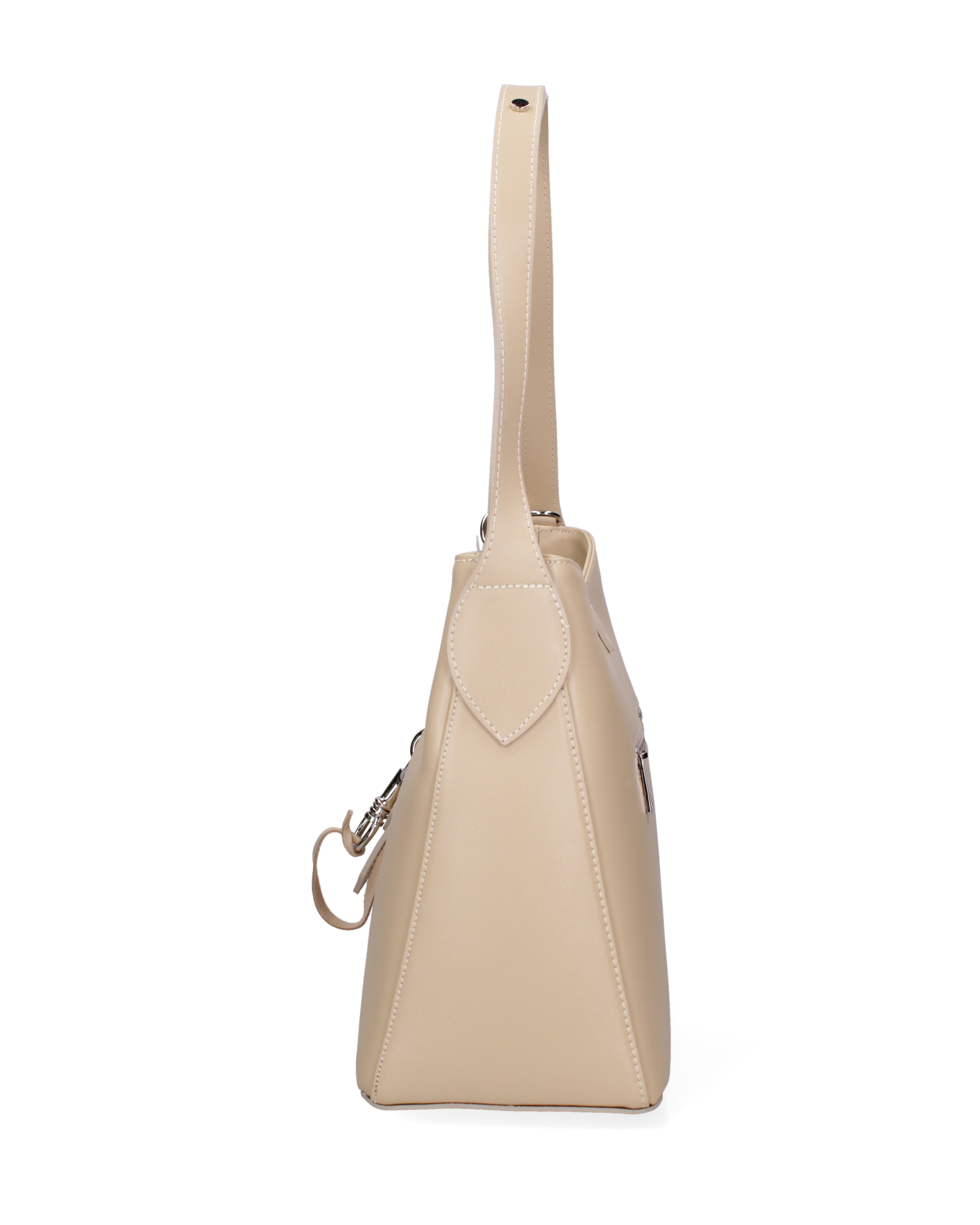 Lysane Borsa a spalla da donna Vera pelle 5917-B37 LATTE Gave Lux