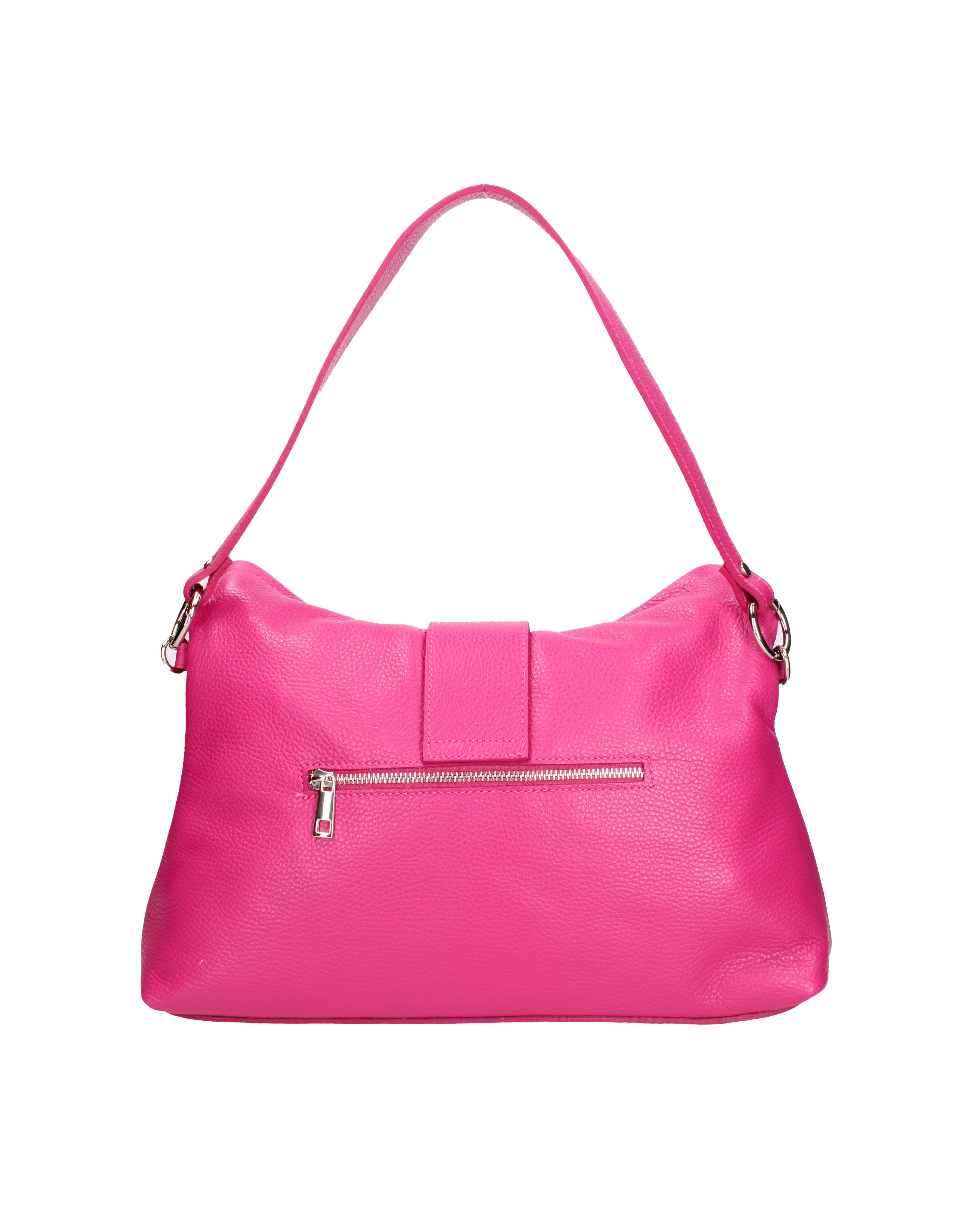 Grace Borsa a spalla da donna Vera pelle 07158-D02 FUXIA Viola Castellani