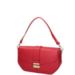 Borsa a spalla da donna Vera pelle 07229-L214 ROSSO Roberta Rossi