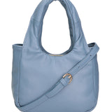 Virna Borsa a mano da donna Vera Pelle 06501-S41 CELESTE SCURO Gave Lux