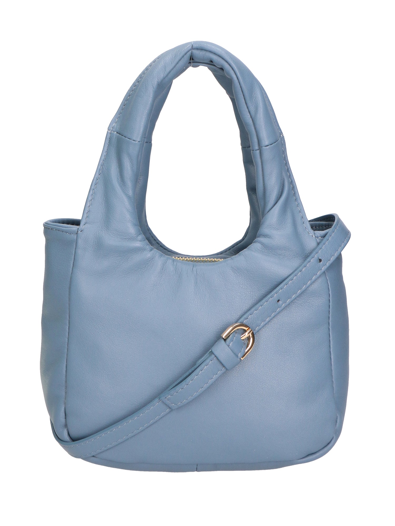 Virna Borsa a mano da donna Vera Pelle 06501-S41 CELESTE SCURO Gave Lux