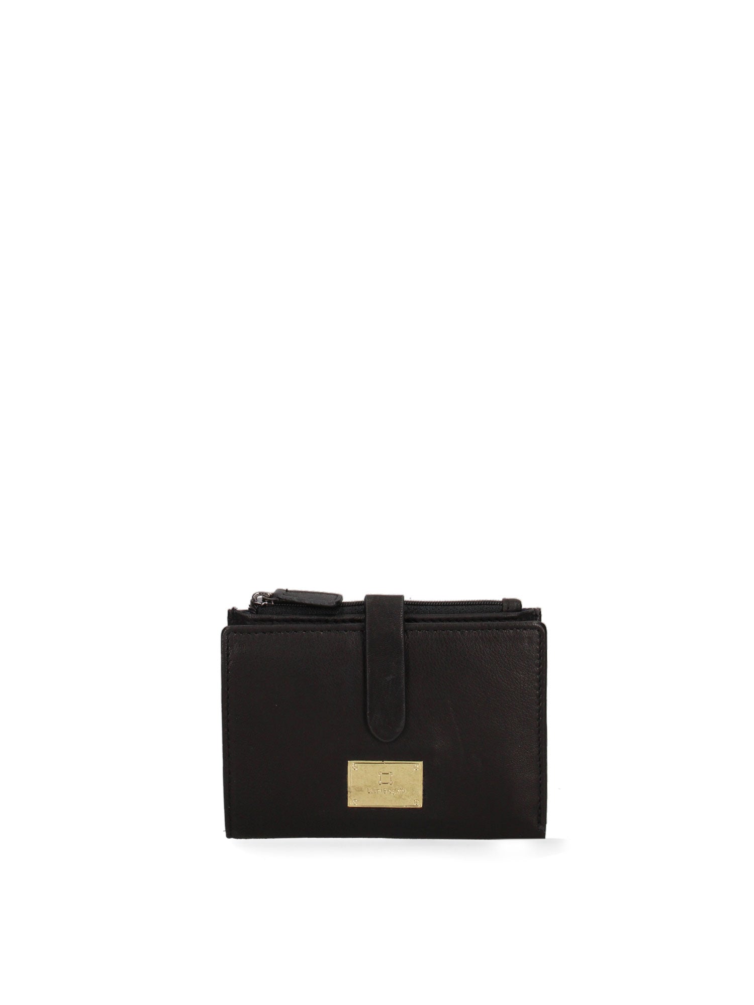Portafoglio da donna in vera pelle Casual LB7702-20-BLACK Laura Biagiotti