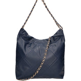 Violante Borsa a spalla donna Vera pelle 06897-S24 BLU JEANS Gave Lux