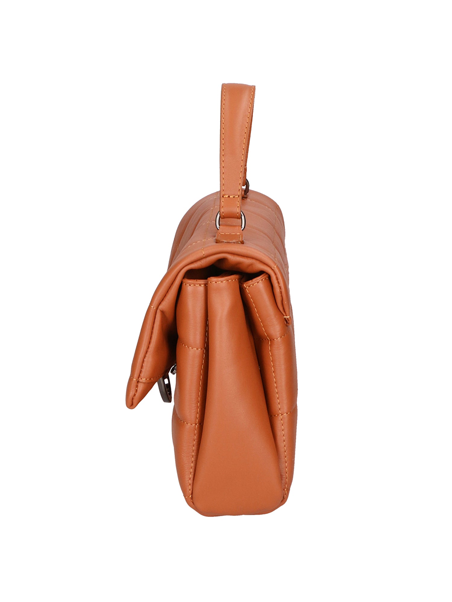 Viola Borsa a mano da donna Vera Pelle 06862-S17 CUOIO SCURO Gave Lux