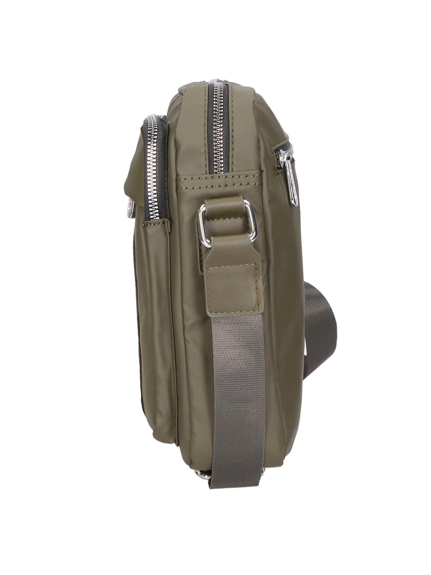 Borsa a tracolla uomo 100% pelle PU PCL3016-GREEN Northampton Polo Club