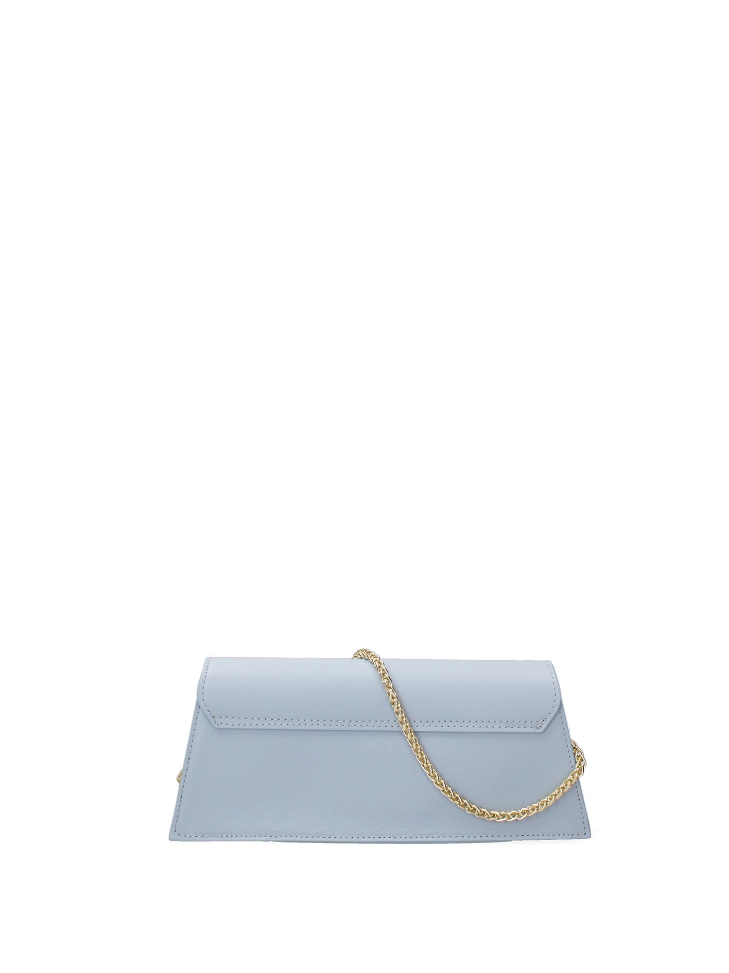 Borsa a spalla da donna Vera pelle 07313-L366 CIELO Roberta Rossi