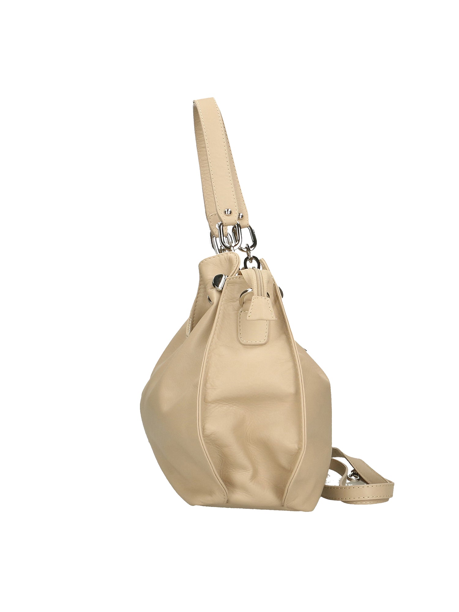 Ereba Borsa a mano da donna Made in Italy 100% pelle 3305-S03 BEIGE Gave Lux