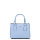 Borsa a mano da donna 100% pelle vegana PU 720-1PT-SKY BLUE Diana&co