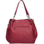 Ereba Borsa a mano da donna Made in Italy 100% pelle 3305-S10 RUBINO Gave Lux