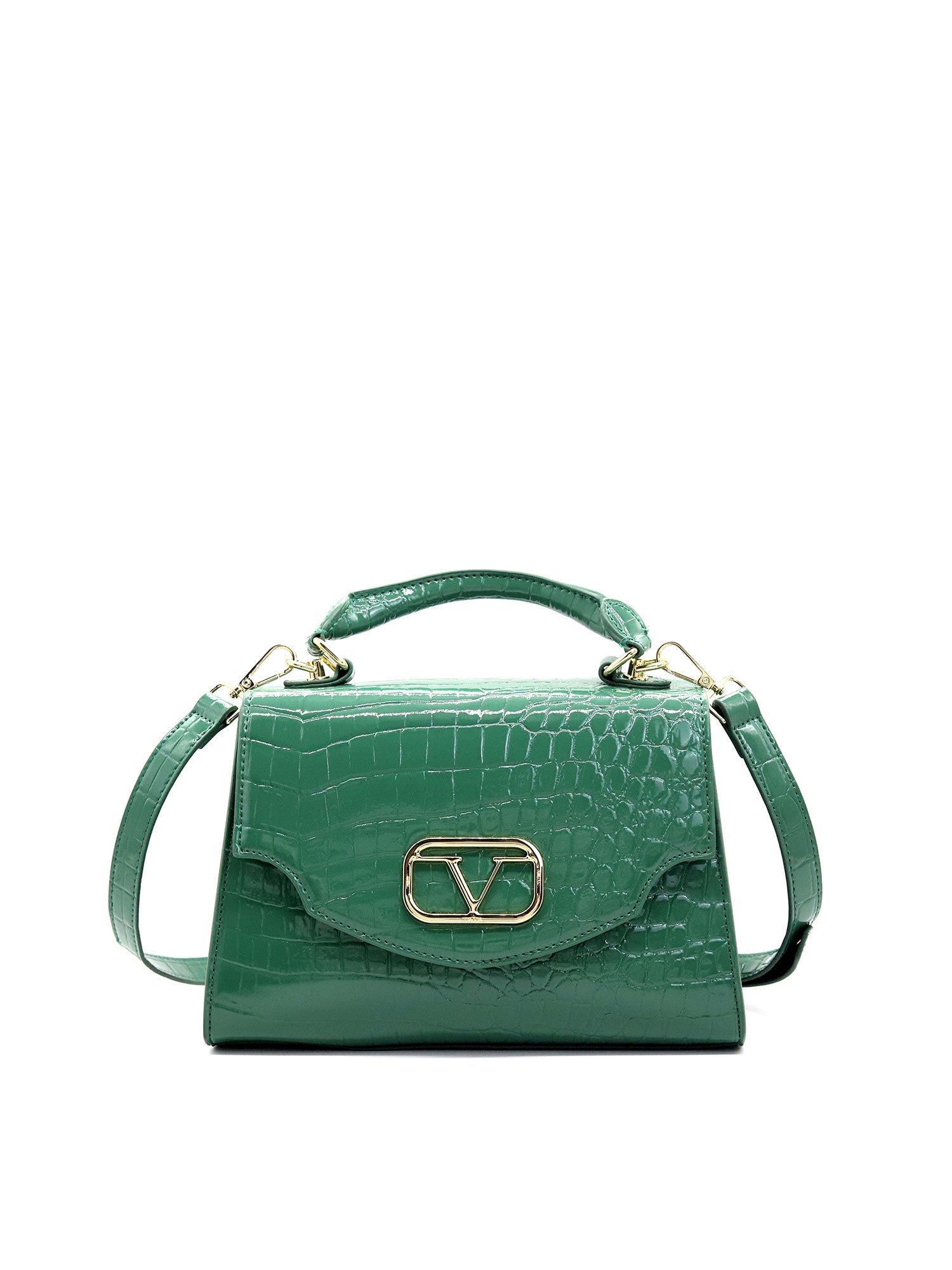 Cannes Borsa a mano da donna Ecopelle VC-208-VERDE 19V69 Italia