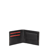 Portafoglio uomo in vera pelle Sfoderato 8805-97-NERO-ROSSO Pierre Cardin