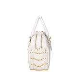 Auralia Elite Borsa a mano da donna 100% pelle B17220-BIANCO Braccialini