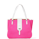 Palermo Borsa a spalla da donna Vera pelle 697756-FUXIA Gave Lux