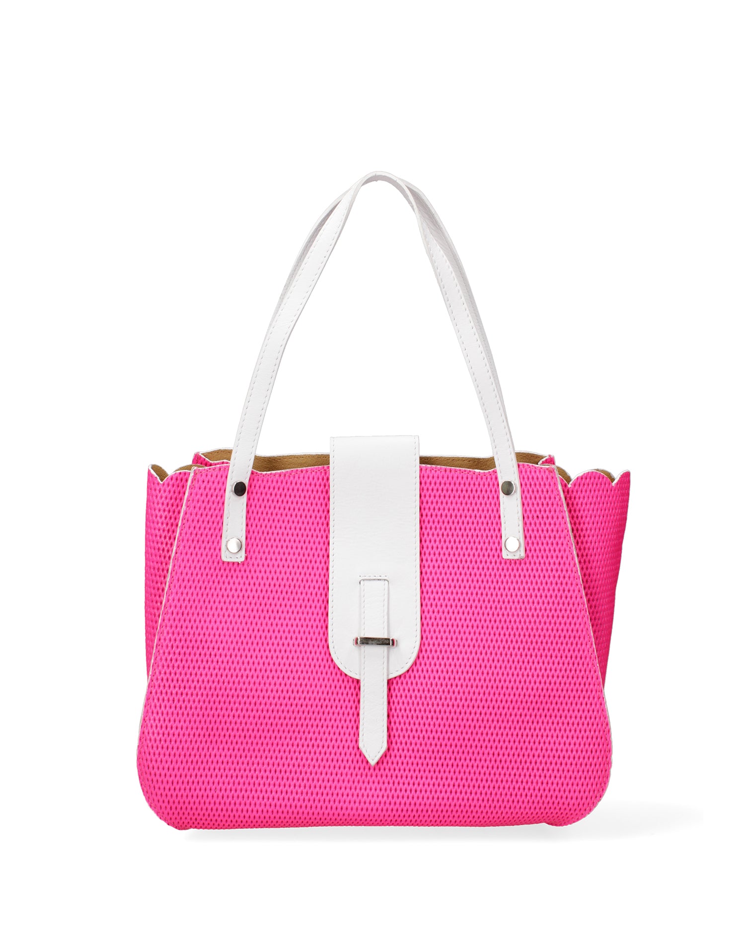 Palermo Borsa a spalla da donna Vera pelle 697756-FUXIA Gave Lux