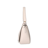 Sabina Borsa a spalla da donna Vera pelle 07139-D86 GRIGIO PERLA Viola Castellani