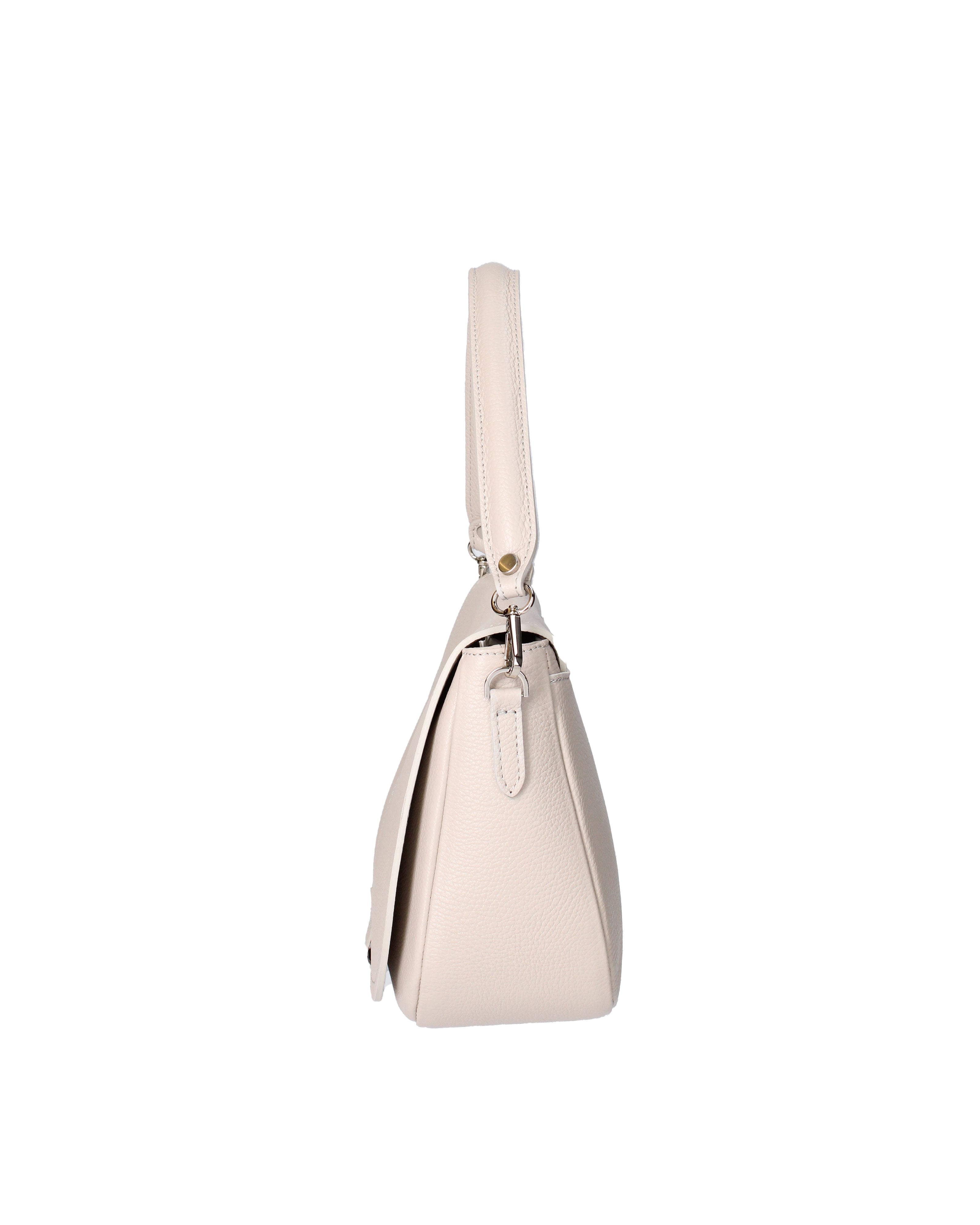 Sabina Borsa a spalla da donna Vera pelle 07139-D86 GRIGIO PERLA Viola Castellani