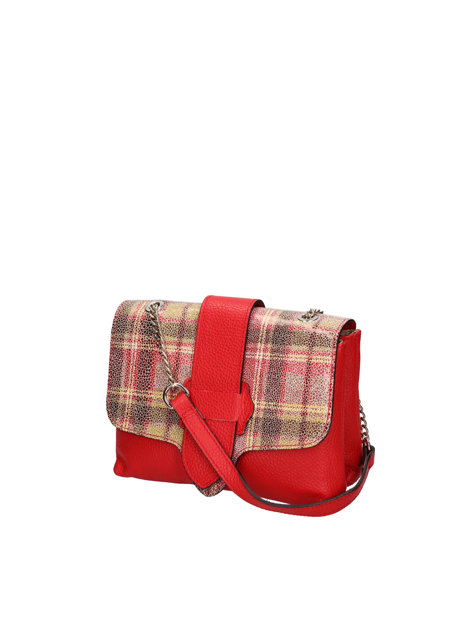 Caelia Borsa a tracolla da donna Vera pelle 194942-ROSSO+ROSSO Gave Lux