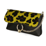 Safira Borsa a mano da donna Vera pelle 04760-LEO G GIALLO Gave Lux