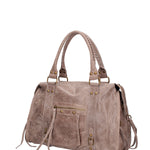 Elara Borsa a spalla da donna Vera pelle 06090-009 TAUPE SCURO Gave Lux