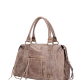 Elara Borsa a spalla da donna Vera pelle 06090-009 TAUPE SCURO Gave Lux