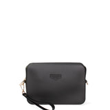 Borsa a tracolla da donna 100% Pvc FLAT-FLOWE-BLACK - LIGHT GOLD Marc Ellis
