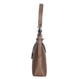 Aurelia Borsa a spalla da donna Vera pelle 05694-PL40 TAUPE Gave Lux