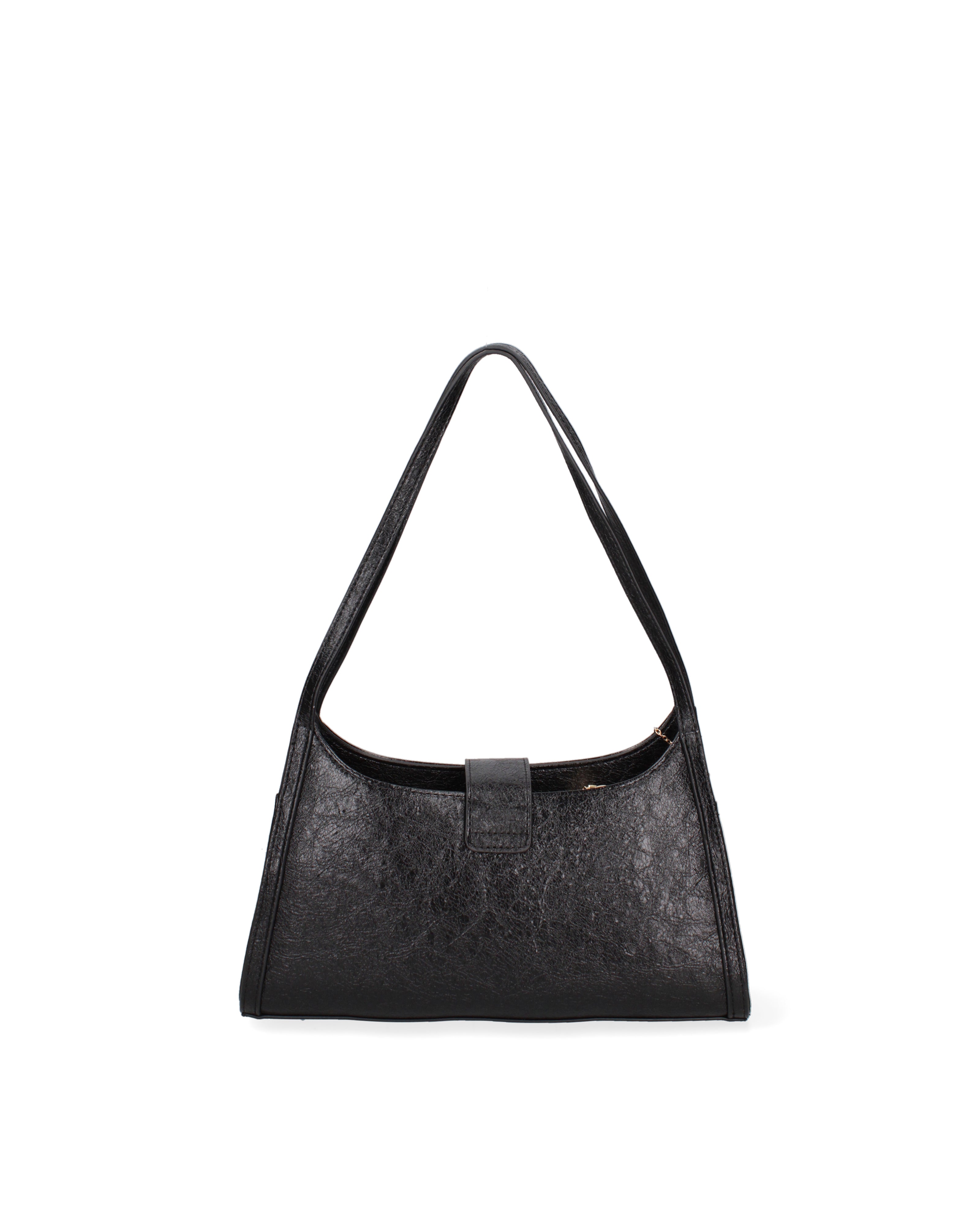 Borsa a spalla da donna Ecopelle DC3532-2-BLACK Diana&co