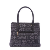 Borsa a mano da donna Ecopelle e poliestere BC1370-NERO B Cavalli