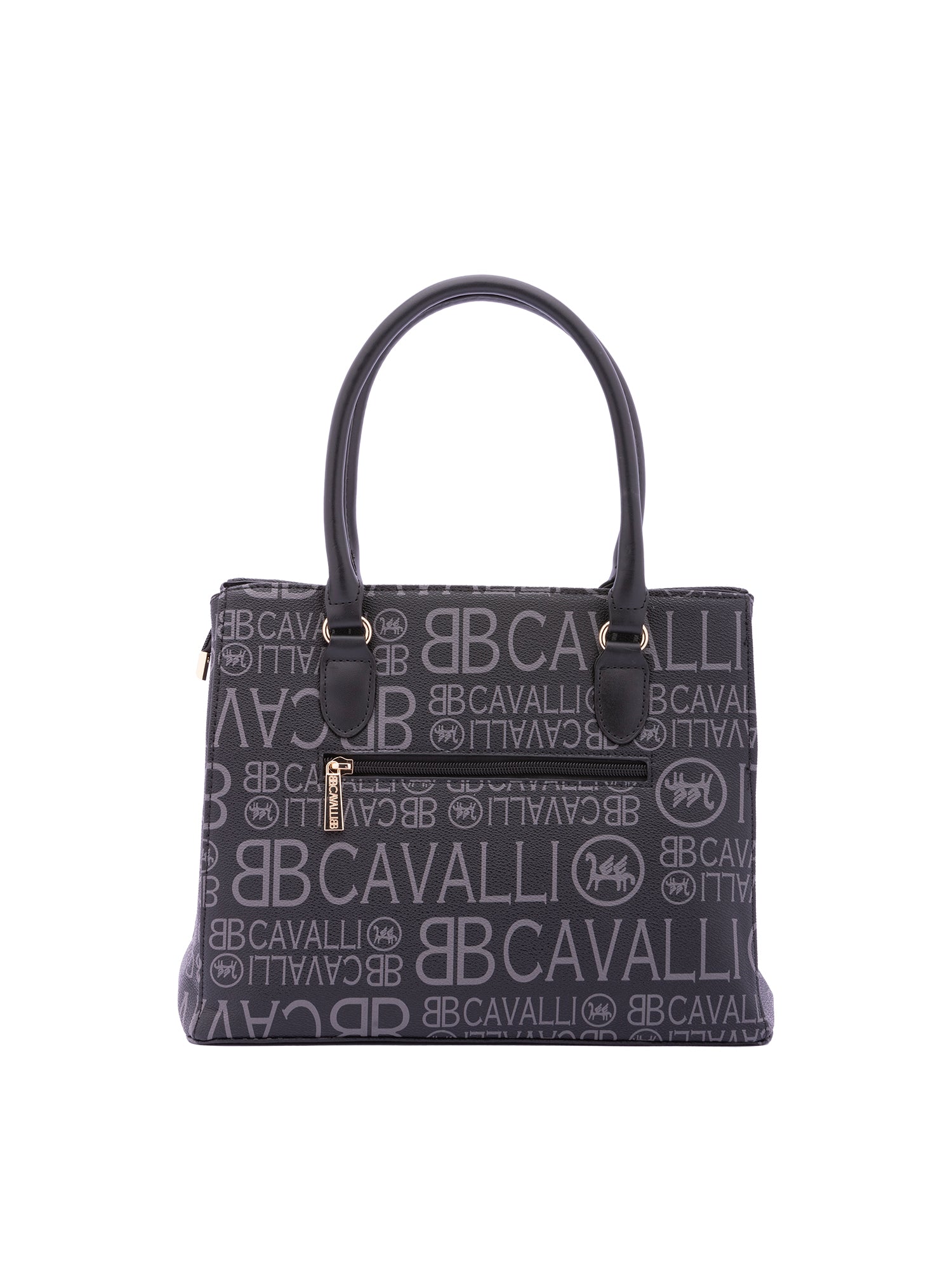 Borsa a mano da donna Ecopelle e poliestere BC1370-NERO B Cavalli