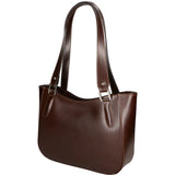 Eva Borsa a spalla da donna Vera pelle 9024-TMORO DARK BROWN Gave Lux