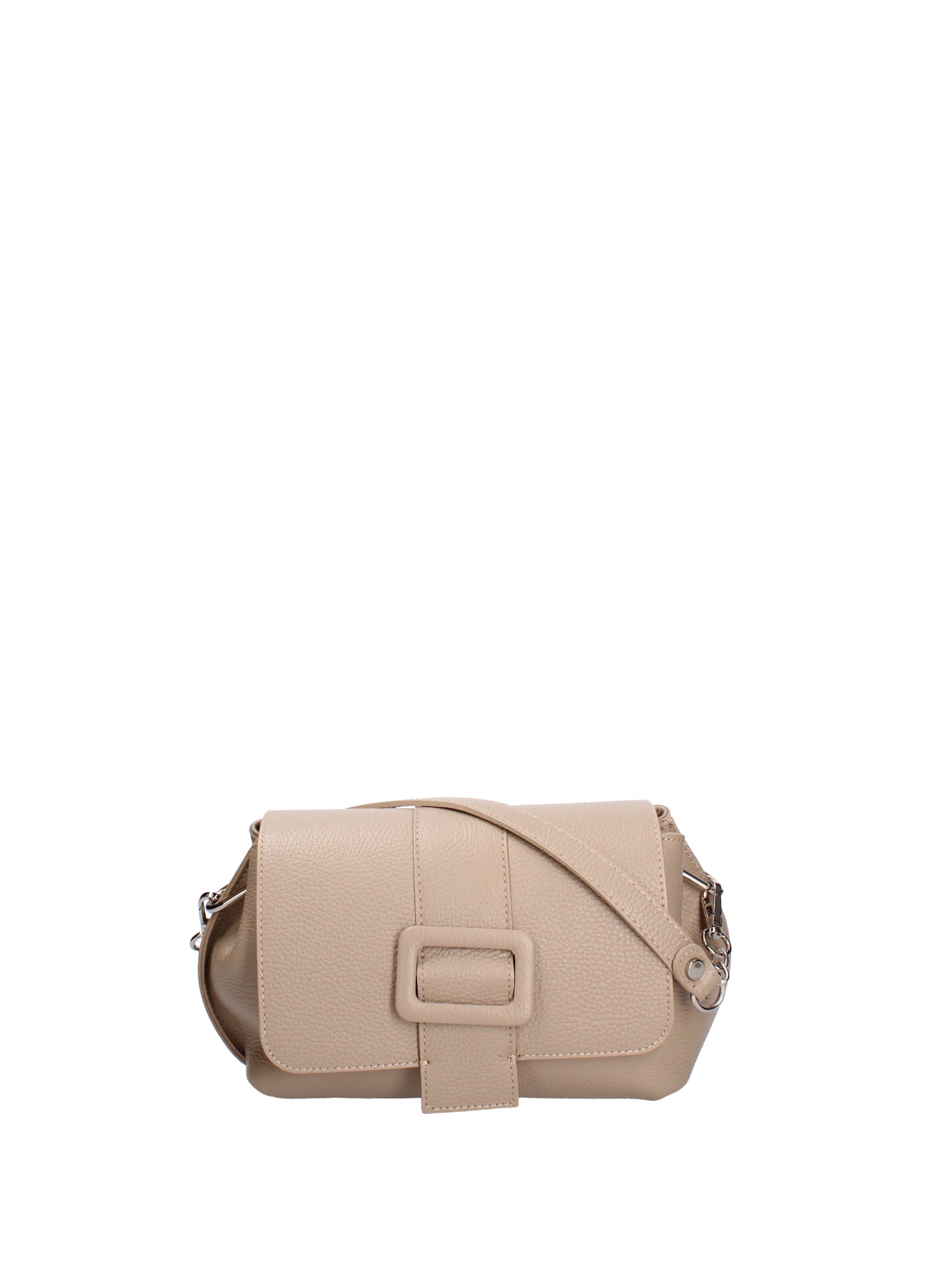 Borsa a tracolla da donna Vera pelle 07143-D05 CAPPUCCINO Roberta Rossi
