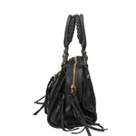 Erisia Borsa a spalla da donna Vera pelle 06091-NERO Gave Lux