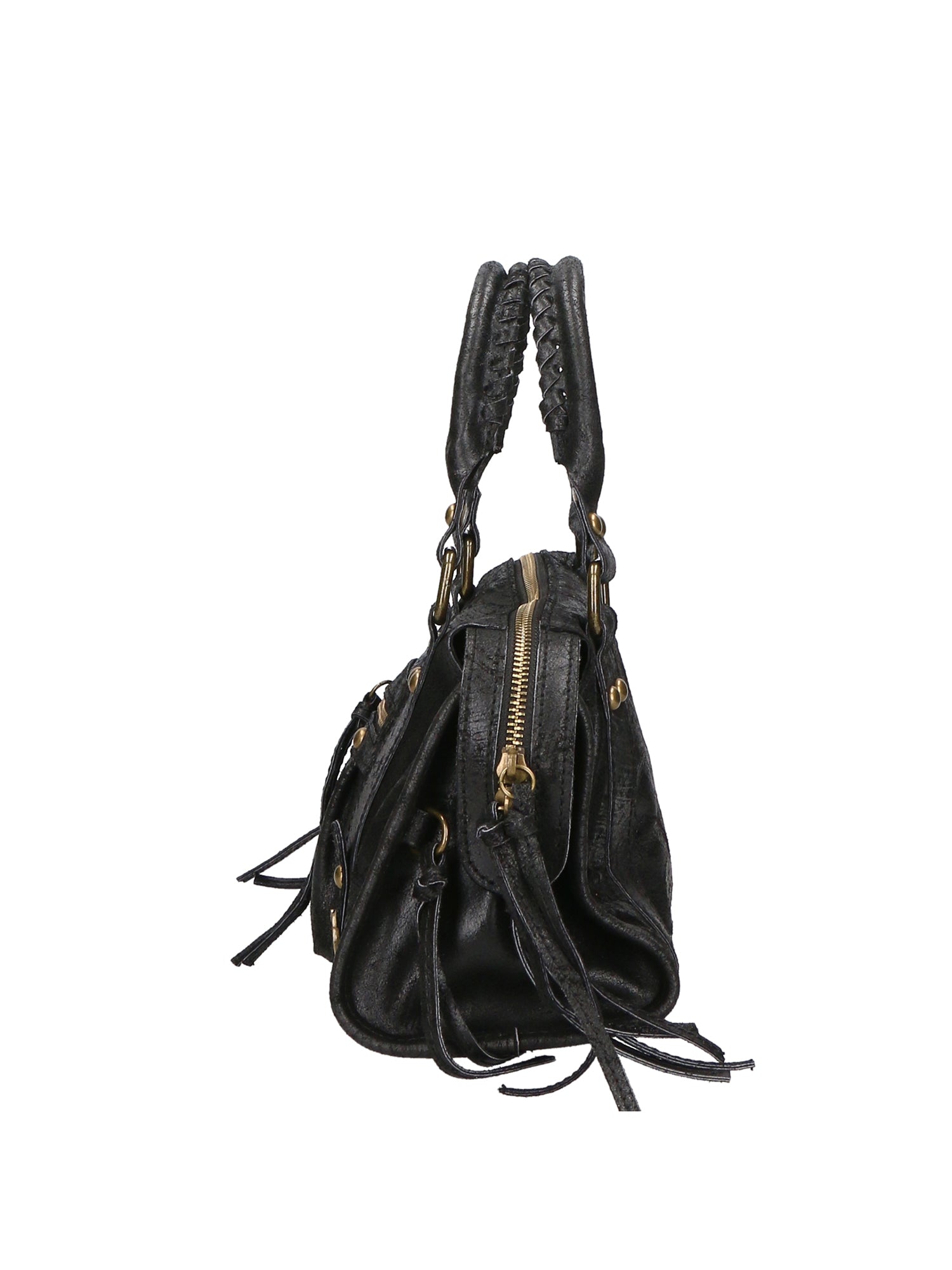 Erisia Borsa a spalla da donna Vera pelle 06091-NERO Gave Lux
