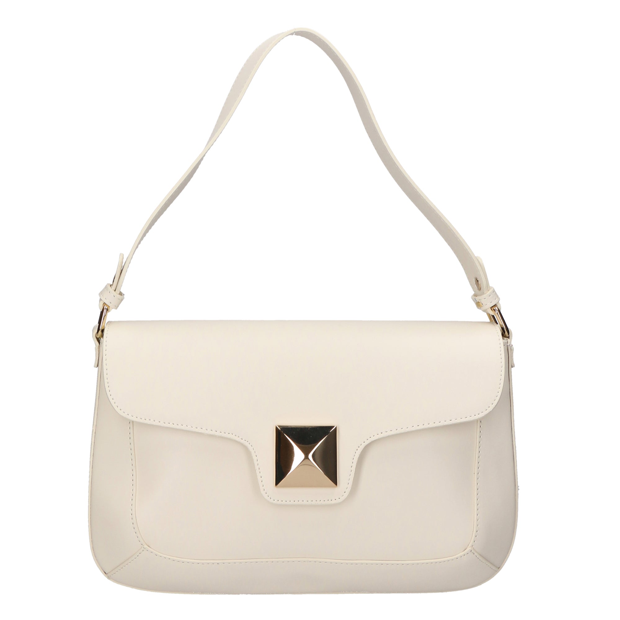 Astrea Borsa a spalla da donna 100% pelle 06015-L804 BEIGE Gave Lux
