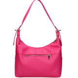 Fiorenza Lux Borsa a spalla da donna Vera pelle 07140-D02 FUXIA Viola Castellani