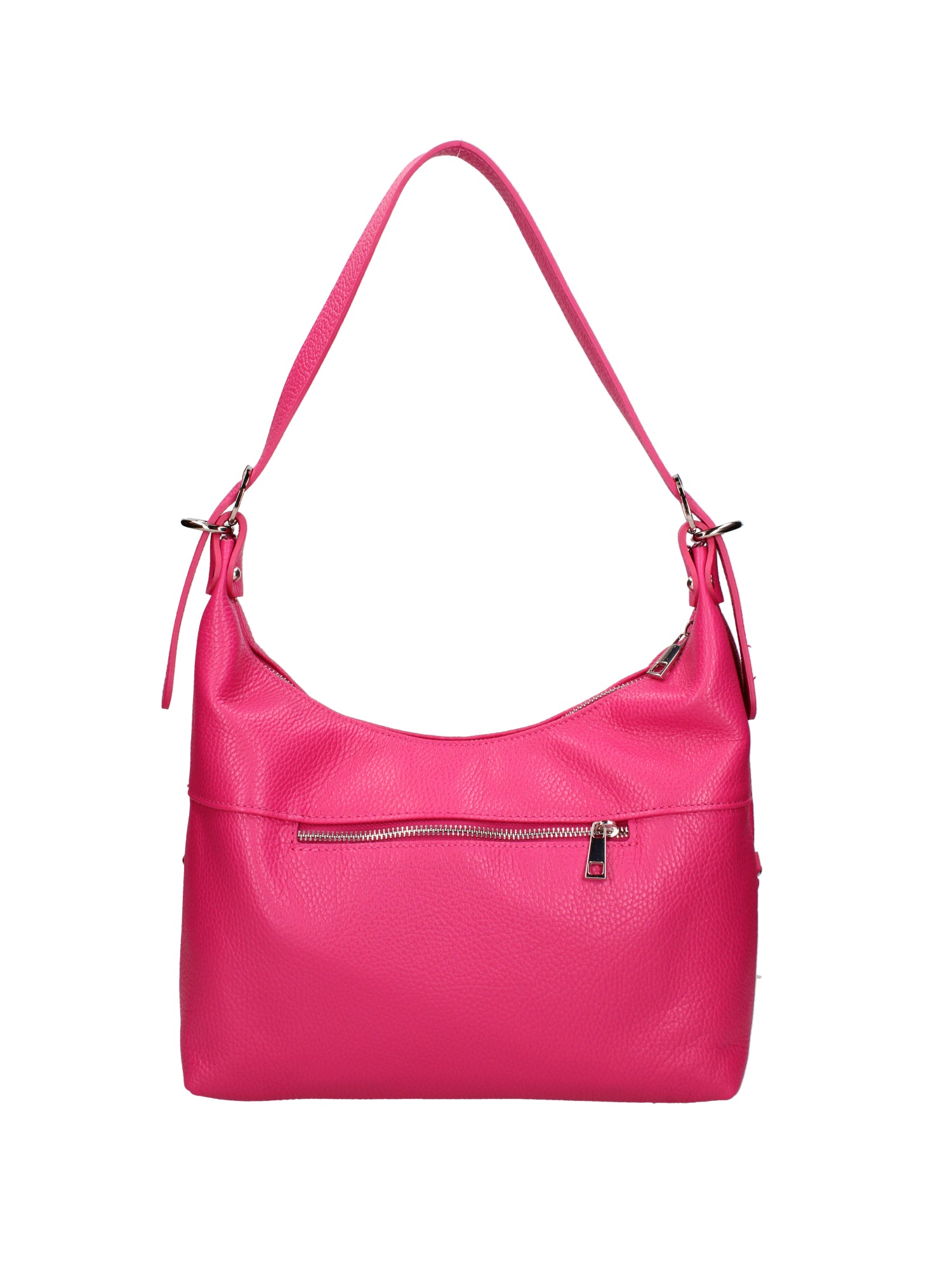 Fiorenza Lux Borsa a spalla da donna Vera pelle 07140-D02 FUXIA Viola Castellani