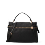 Borsa a mano da donna Ecopelle e poliestere 603-3-BLACK Diana&co