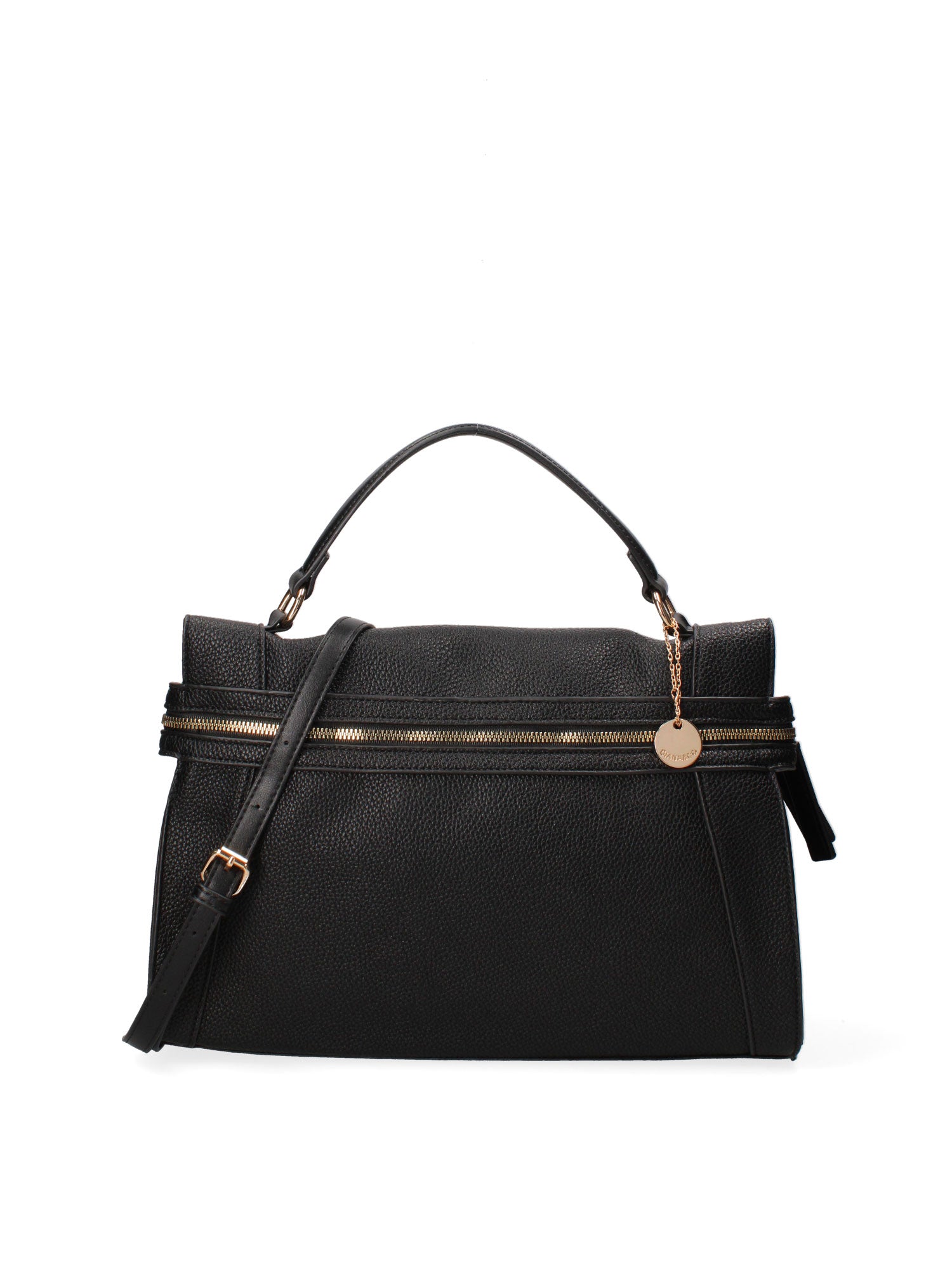 Borsa a mano da donna Ecopelle e poliestere 603-3-BLACK Diana&co