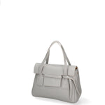 Silvana Pro Borsa a mano da donna Made in Italy Vera pelle 191942-GRIGIO Gave Lux