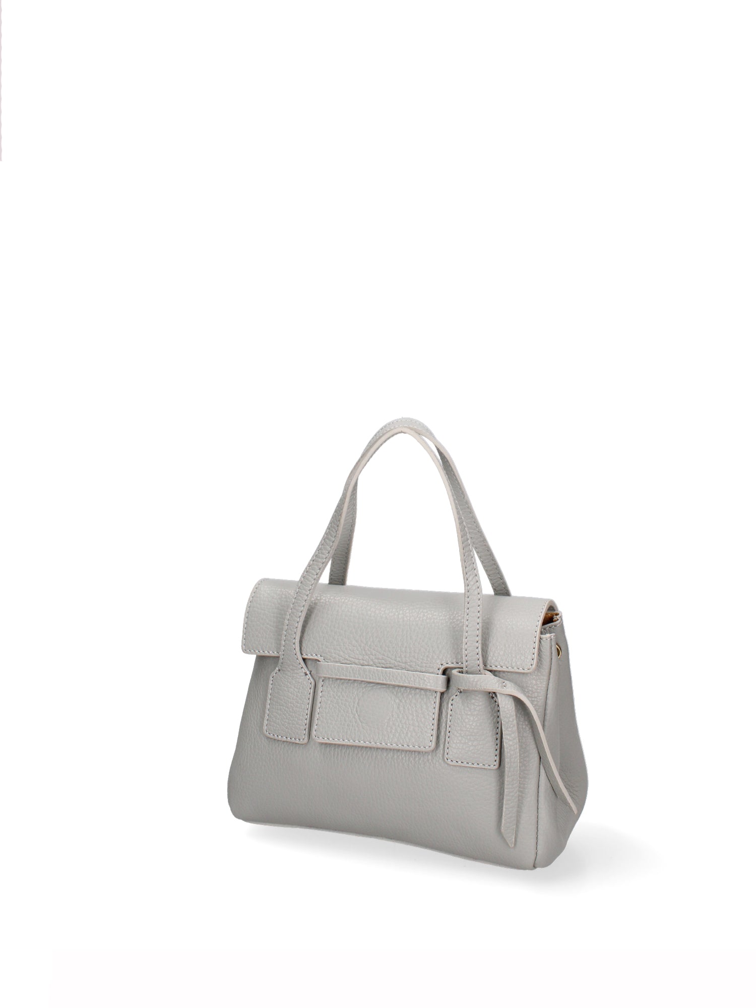 Silvana Pro Borsa a mano da donna Made in Italy Vera pelle 191942-GRIGIO Gave Lux