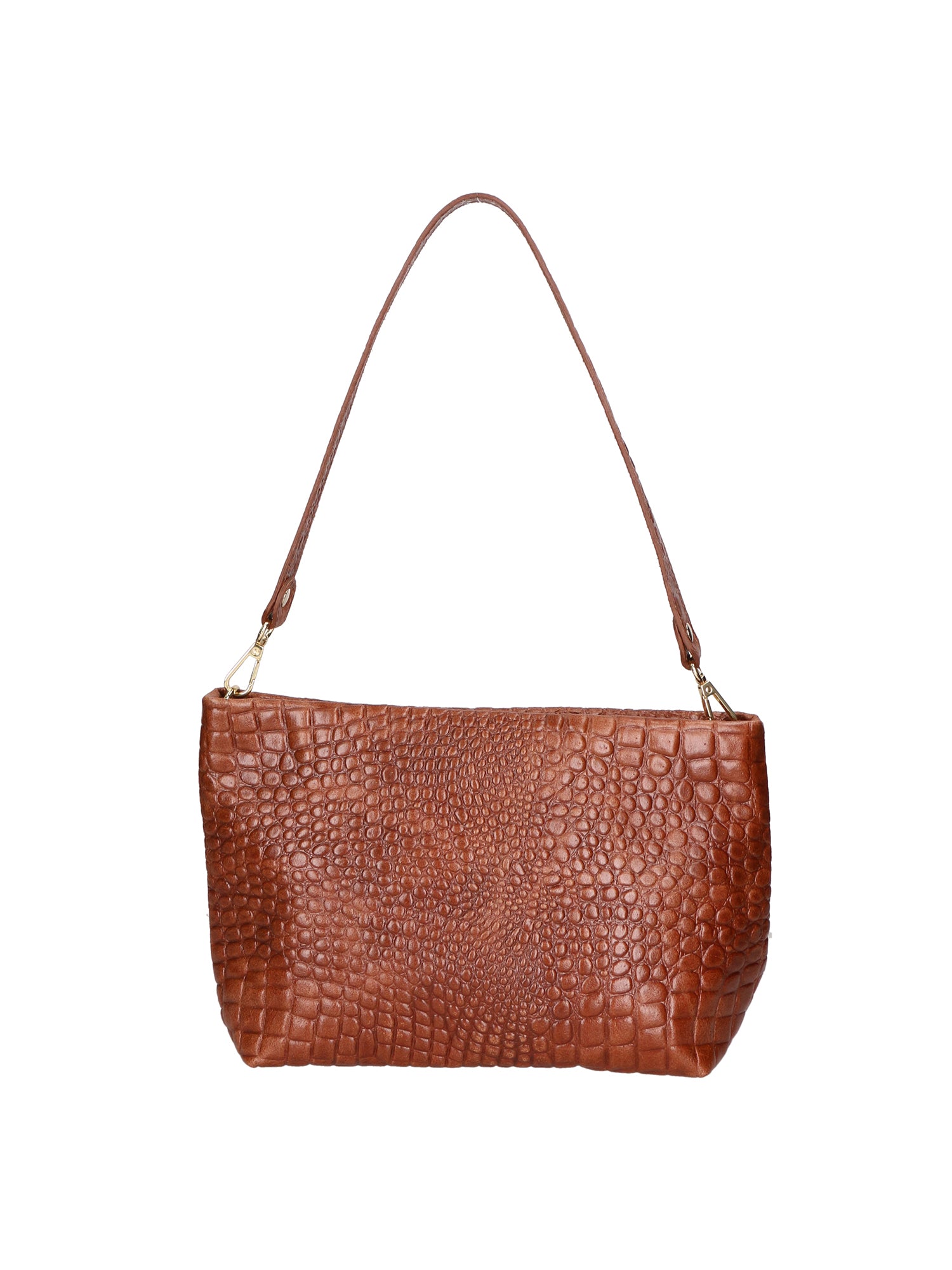 Lorelei Borsa a spalla da donna Vera pelle croco 06498-040 MARMO SCURO Gave Lux