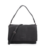 Borsa a spalla da donna Ecopelle vegana 637-1-BLACK Diana&co