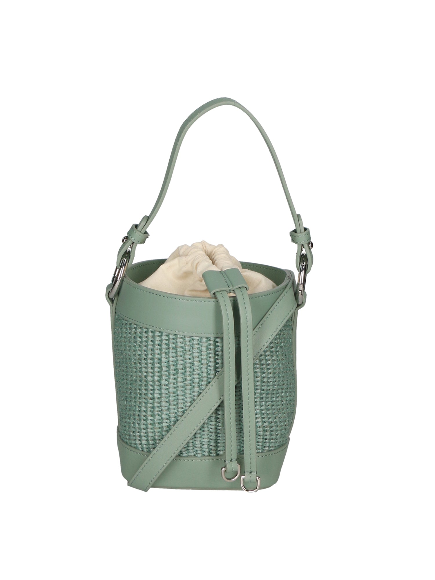 Alyssa Borsa a secchiello da donna Pelle & Paglia 05166-331 S96 MENTA Gave Lux