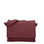 Borsa a spalla da donna Ecopelle 637-2-BURGUNDY Diana&co