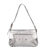 Borsa a spalla da donna Vera pelle 07234-L001 ARGENTO Roberta Rossi