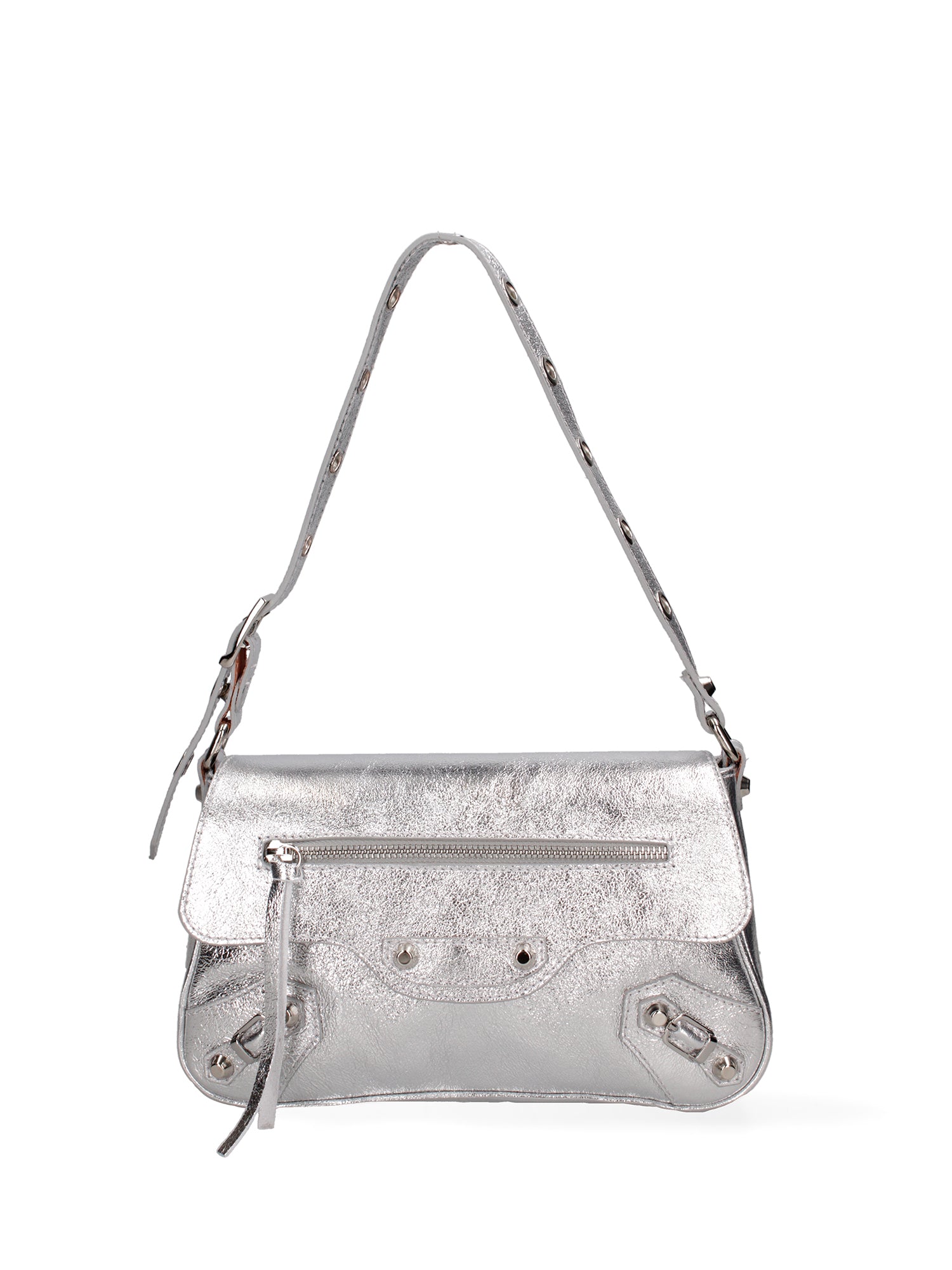 Borsa a spalla da donna Vera pelle 07234-L001 ARGENTO Roberta Rossi