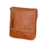 Borsa a tracolla da uomo 100% vera pelle HILB-3069S-CUOIO Hill Burry