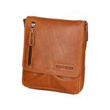 Borsa a tracolla da uomo 100% vera pelle HILB-3069S-CUOIO Hill Burry